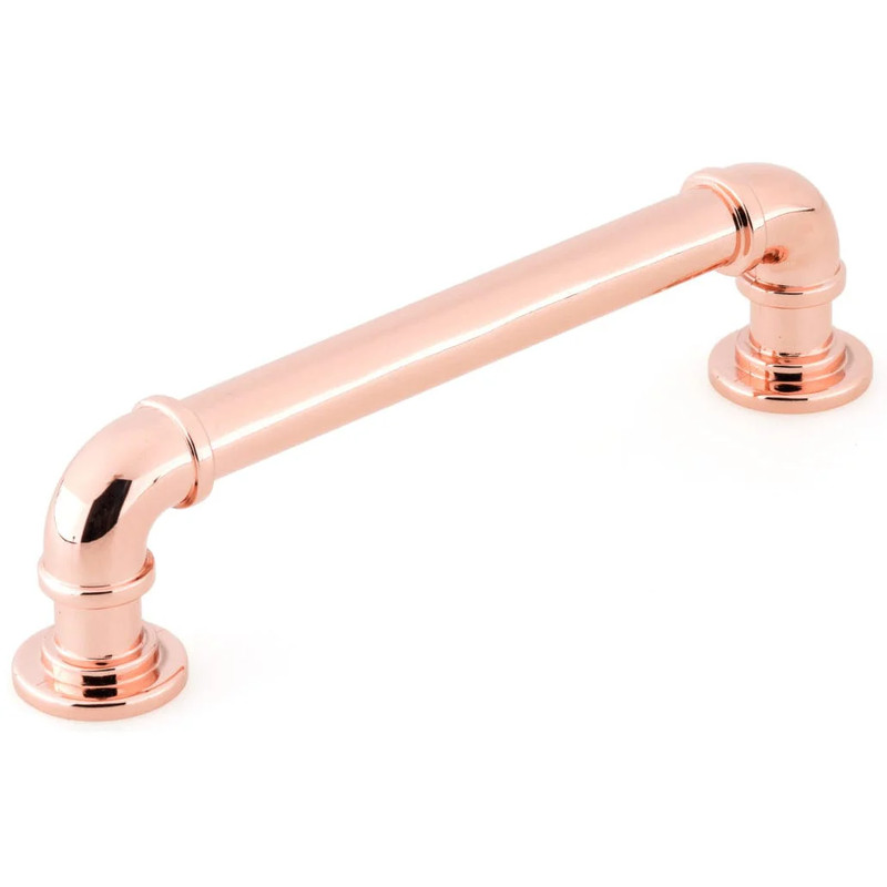 Eclectic Pull, 5-1/16" Center-to-Center, Polished Copper